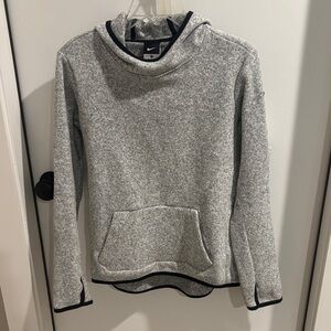 Nike Women's Gray Cowl Neck Pullover with Black Trim